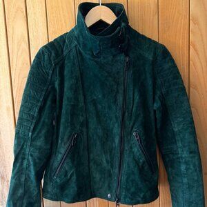 Hunter Green Suede Jacket